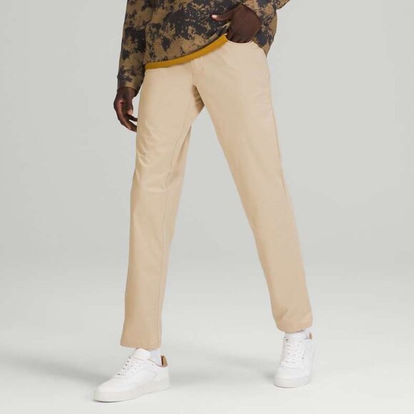 Lululemon Men's ABC Classic-Fit Pant 32" *Warpstreme - Light Brown - Picture 1 of 7